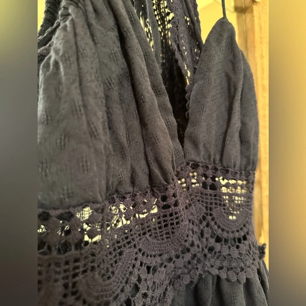 Navy Boho Summer Dress